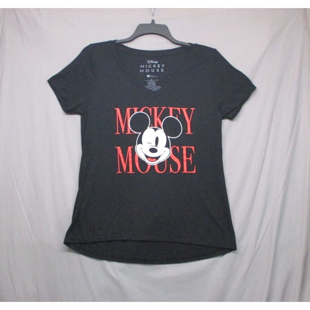 Disney Black Graphic T Shirt Womens Size Extra Large